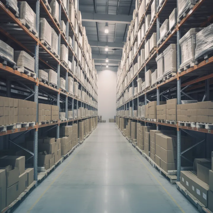 Racked warehousing and inventory management